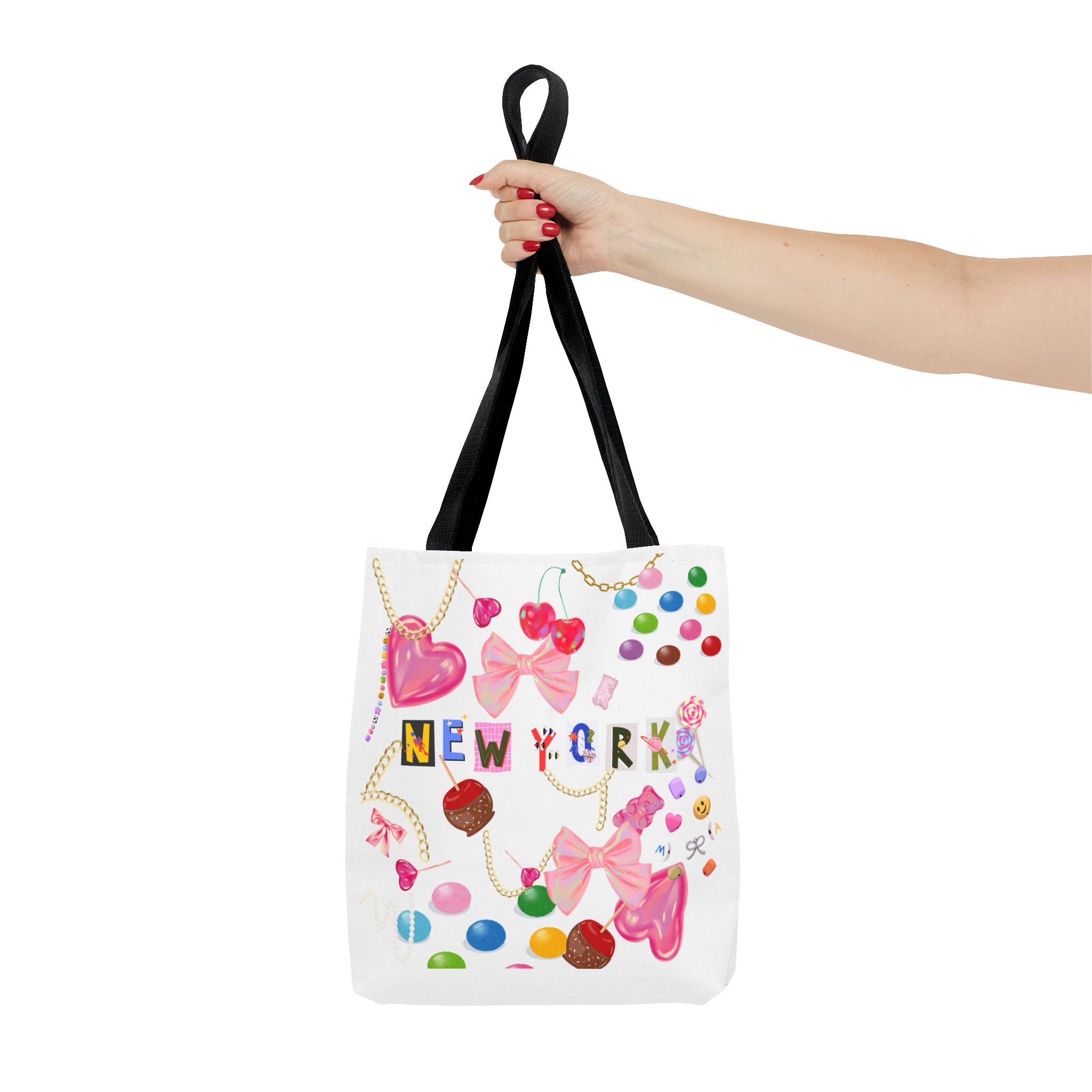 New York Candy-  Tote Bag | Stylish, Beach, Travel, Gift for Her, Unique Accessory