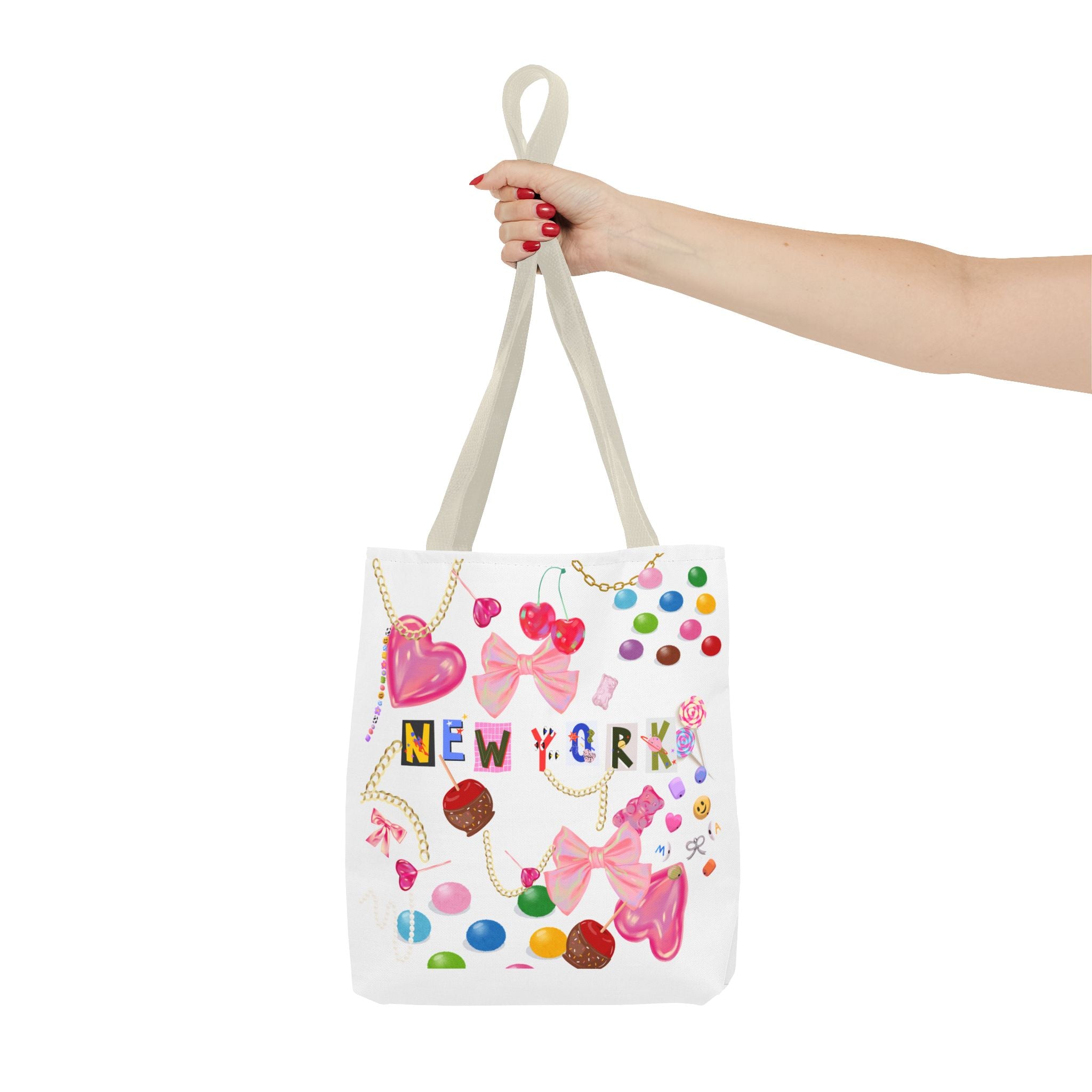 New York Candy-  Tote Bag | Stylish, Beach, Travel, Gift for Her, Unique Accessory
