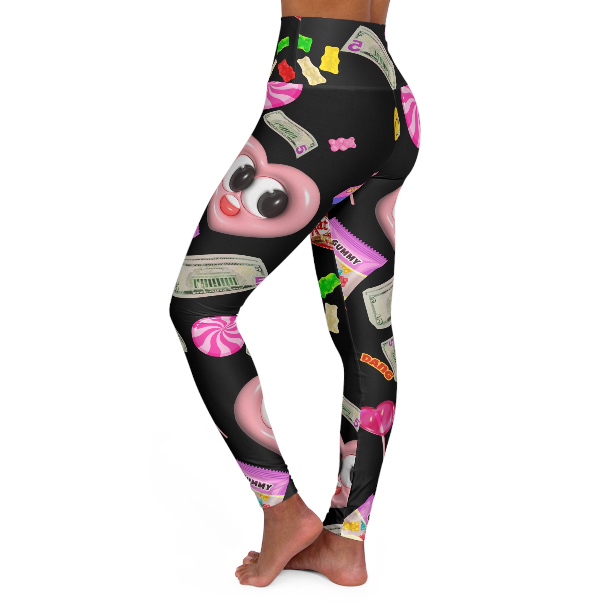 Midnight Candy- Yoga Leggings - Fun Activewear for Workout & Lounge, Perfect for Gifts, Fitness Enthusiasts, Yoga [...]
