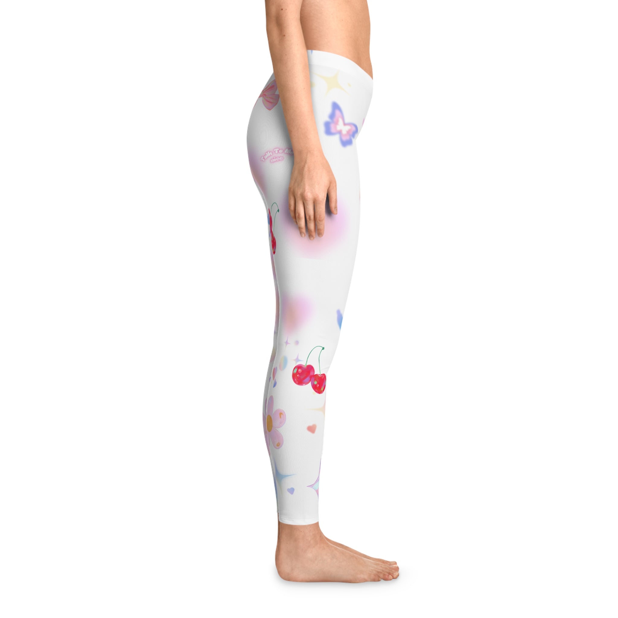Talk To Me Nice- Leggings, Women's Activewear, Cute Fashion, Comfortable Leggings, Perfect for Workouts, Gifts for Her