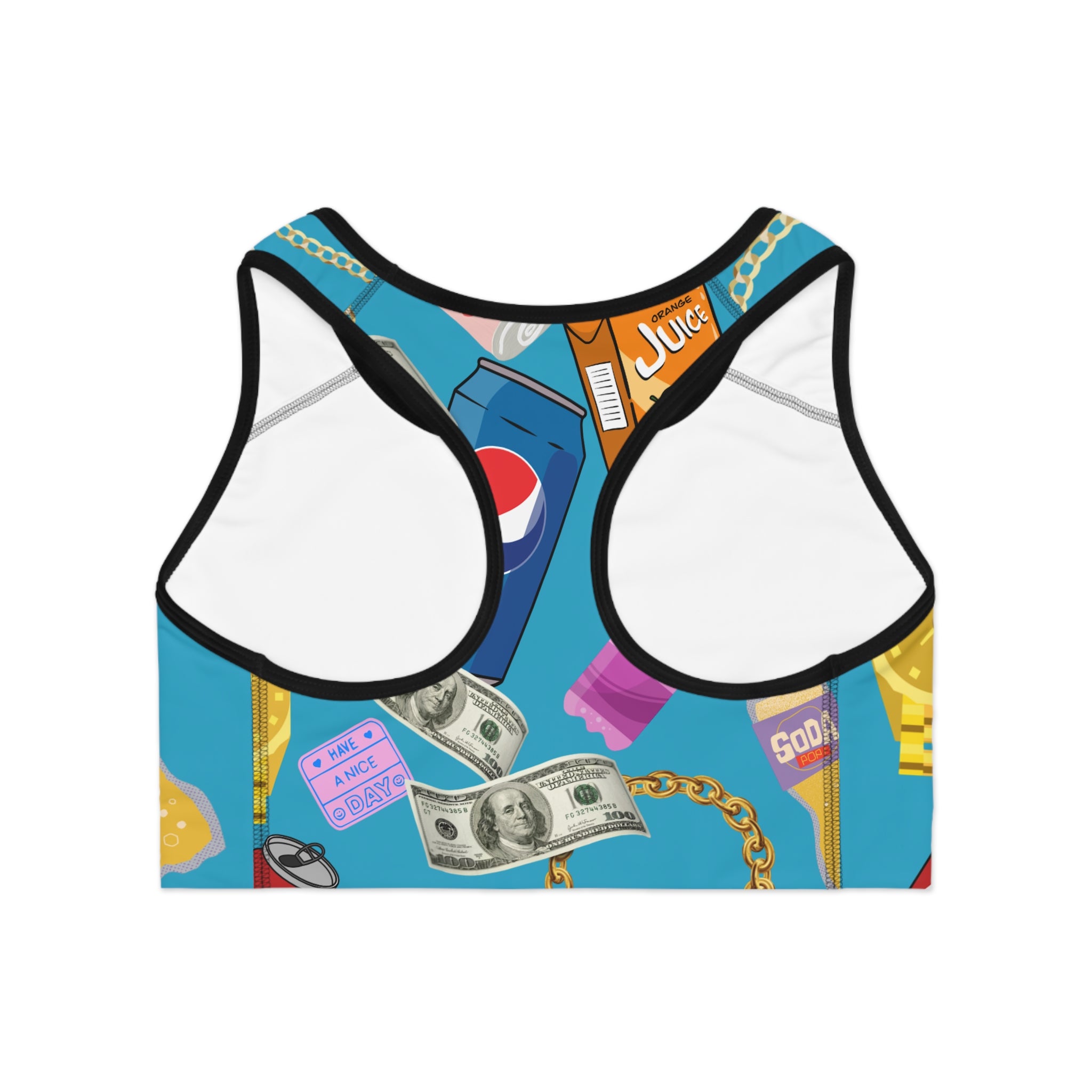 Vrsace Me- Sports Bra for Active Lifestyle, Trendy Workout Gear, Unique Athleisure, Gift for Fitness Lovers, Summer Essentials