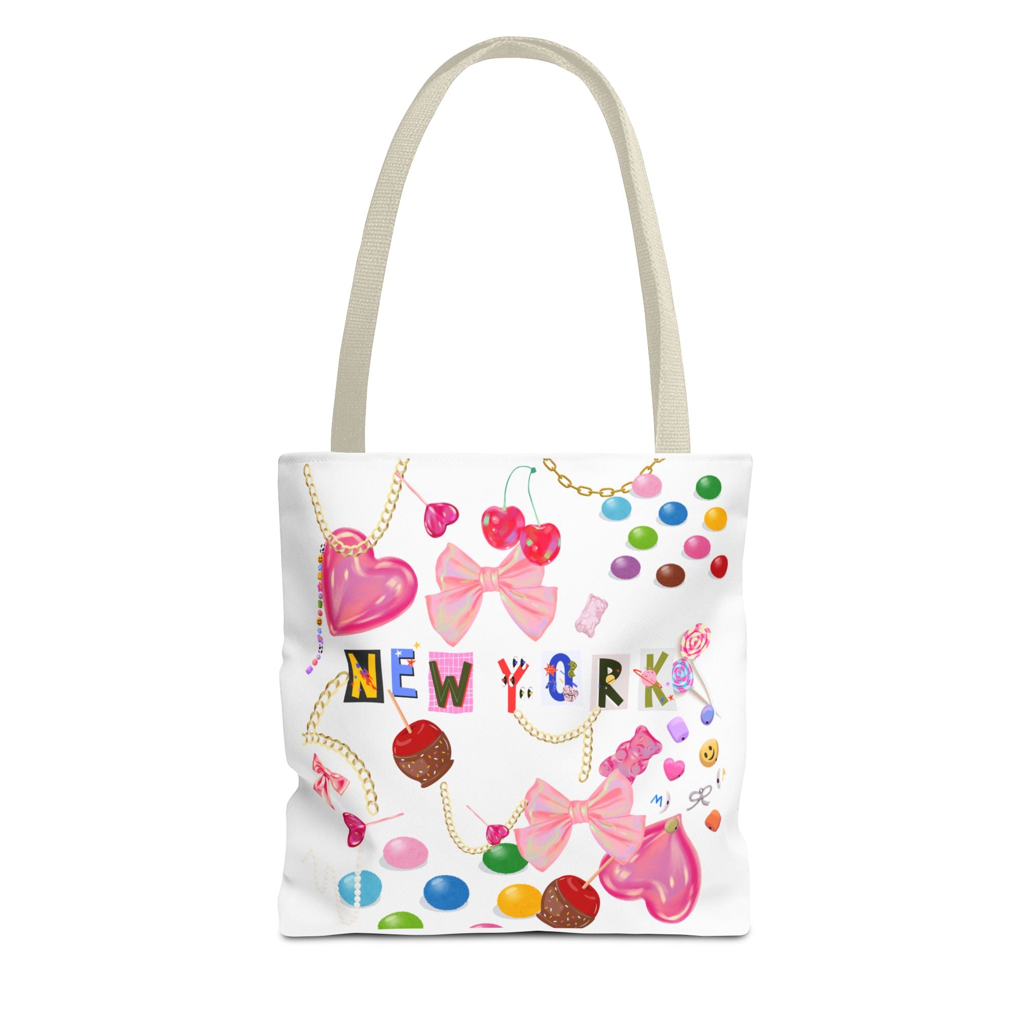 New York Candy-  Tote Bag | Stylish, Beach, Travel, Gift for Her, Unique Accessory