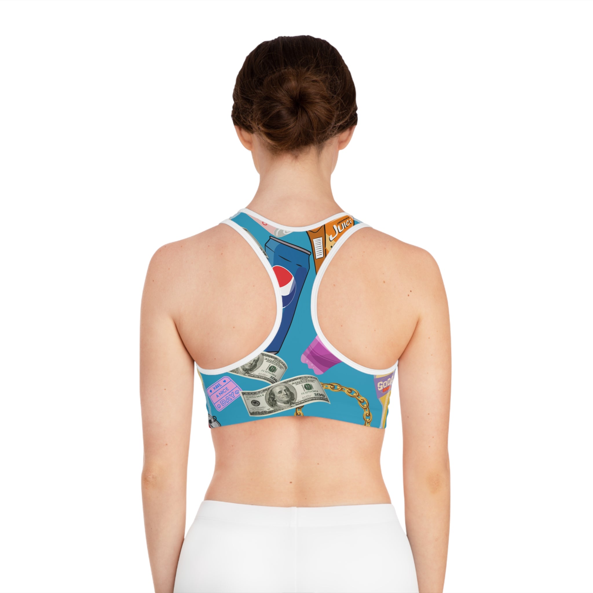 Vrsace Me- Sports Bra for Active Lifestyle, Trendy Workout Gear, Unique Athleisure, Gift for Fitness Lovers, Summer Essentials