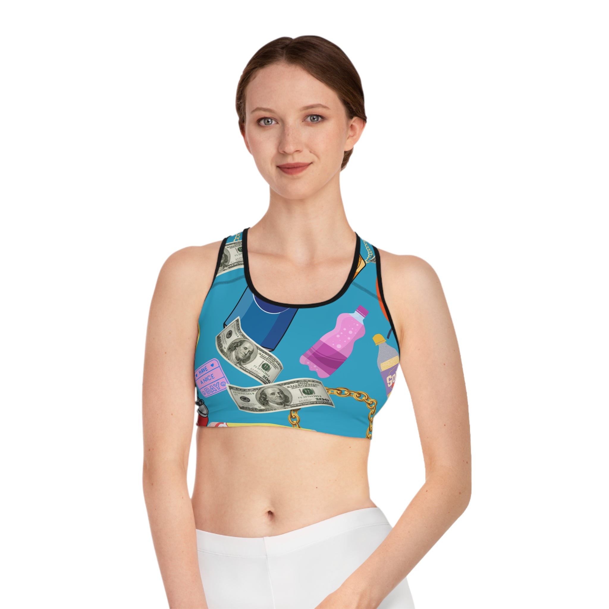 Vrsace Me- Sports Bra for Active Lifestyle, Trendy Workout Gear, Unique Athleisure, Gift for Fitness Lovers, Summer Essentials