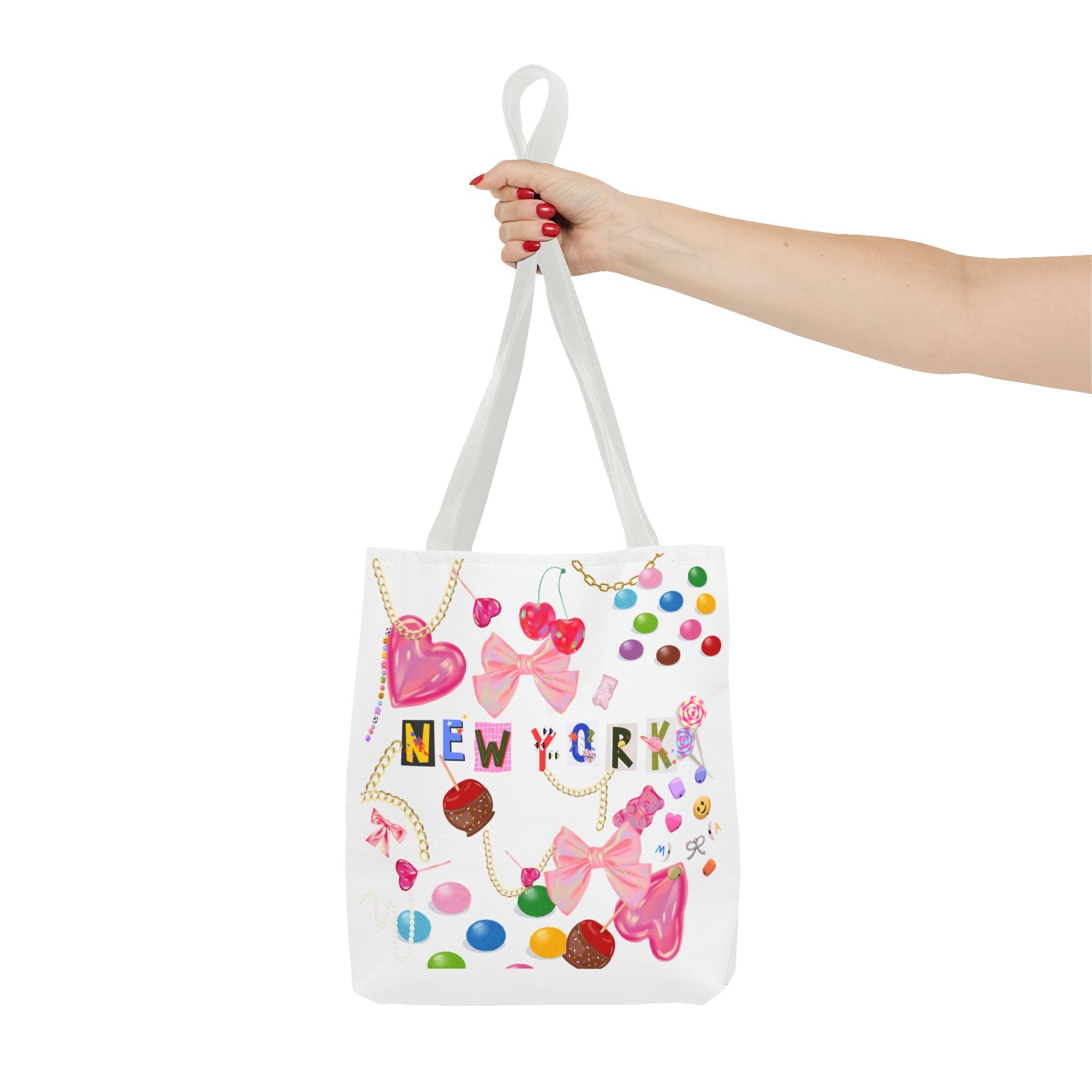 New York Candy-  Tote Bag | Stylish, Beach, Travel, Gift for Her, Unique Accessory