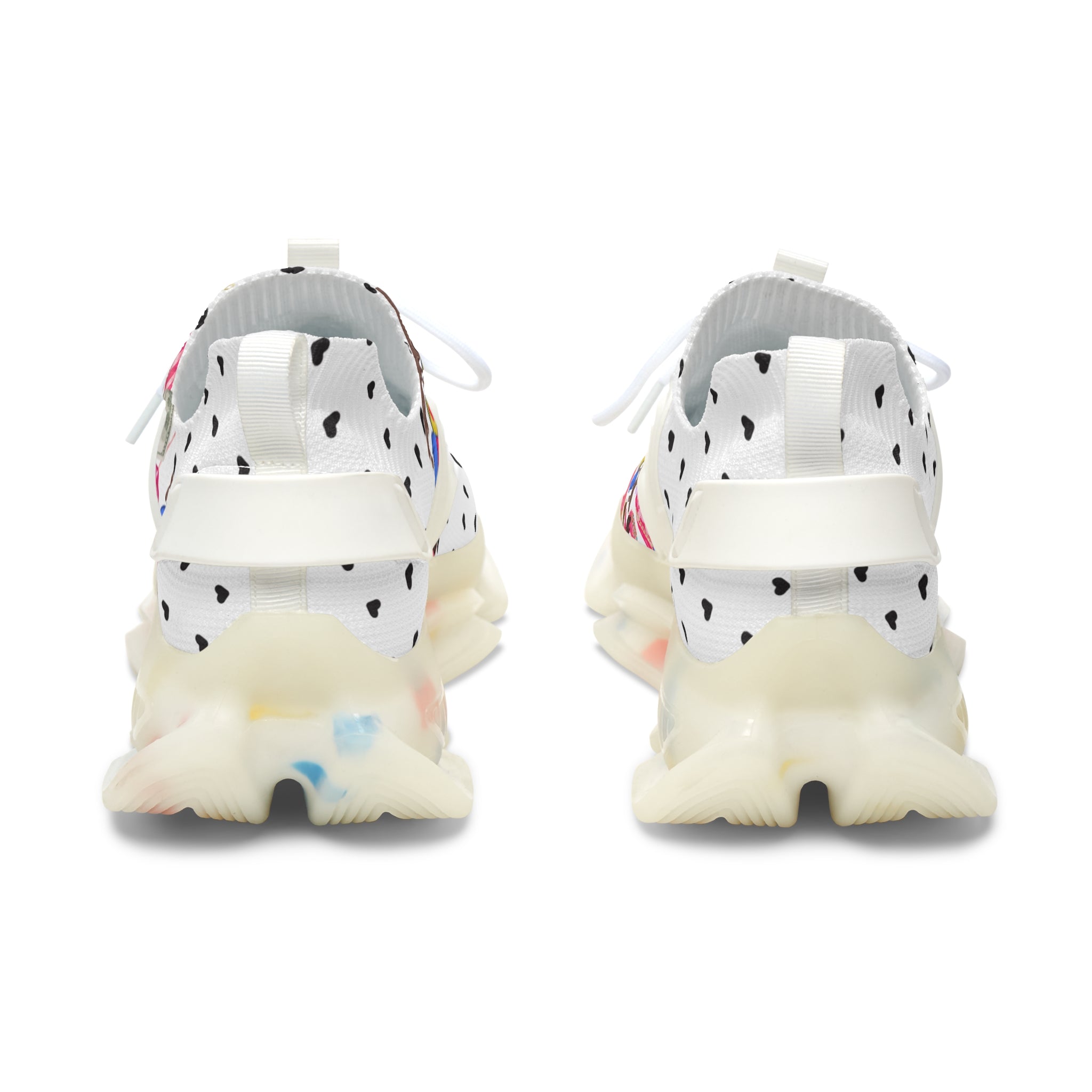 White Candy Women's Mesh Sneakers Athletic Shoes
