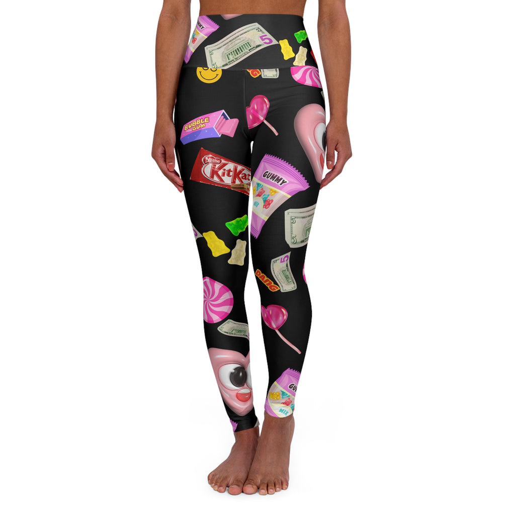 Midnight Candy- Yoga Leggings - Fun Activewear for Workout & Lounge, Perfect for Gifts, Fitness Enthusiasts, Yoga [...]