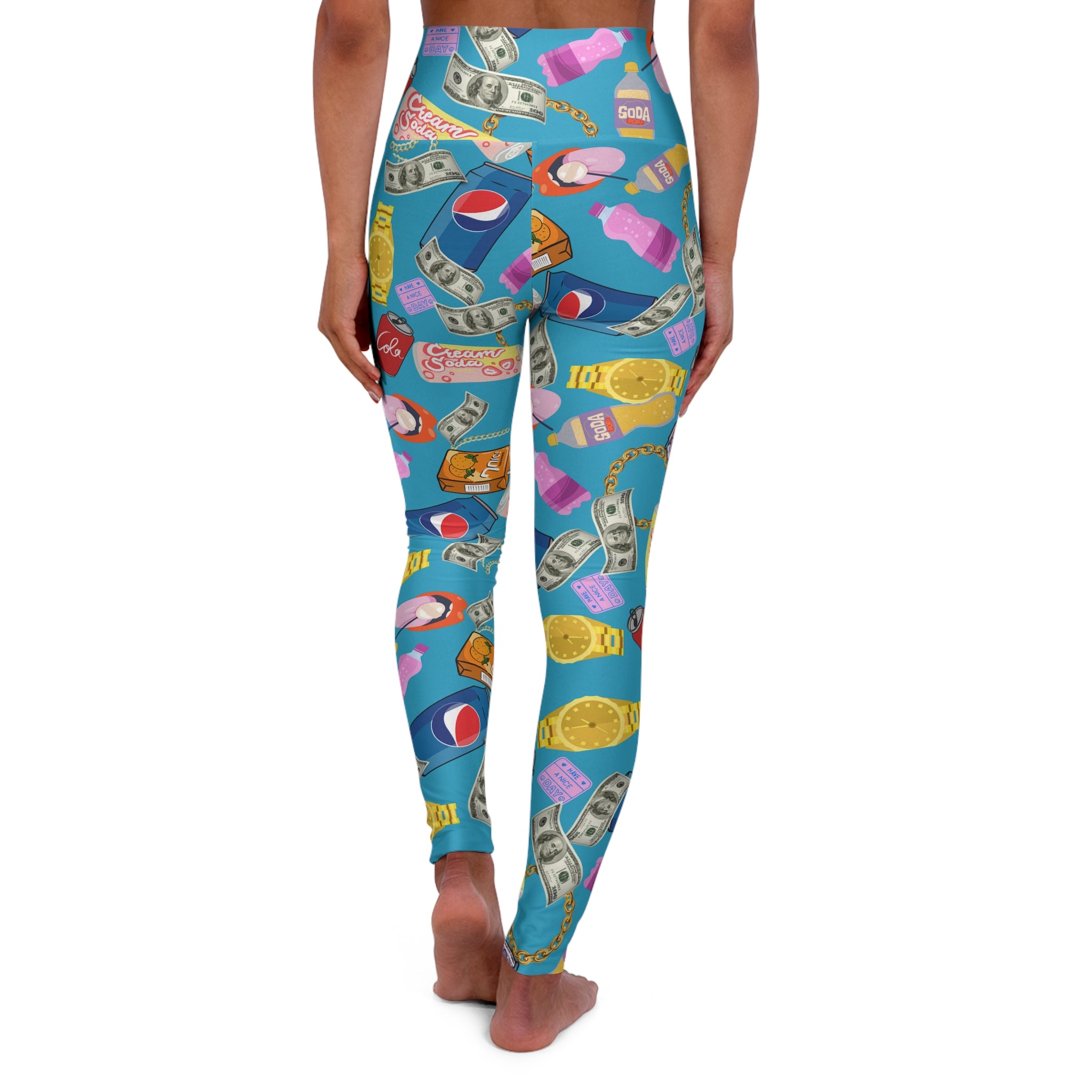 Vrsace Me - Vibrant High Waisted Yoga Leggings, Perfect for Fitness & Everyday Wear, Fun Activewear for Women, Gym, Yoga, Festivals, Gifts