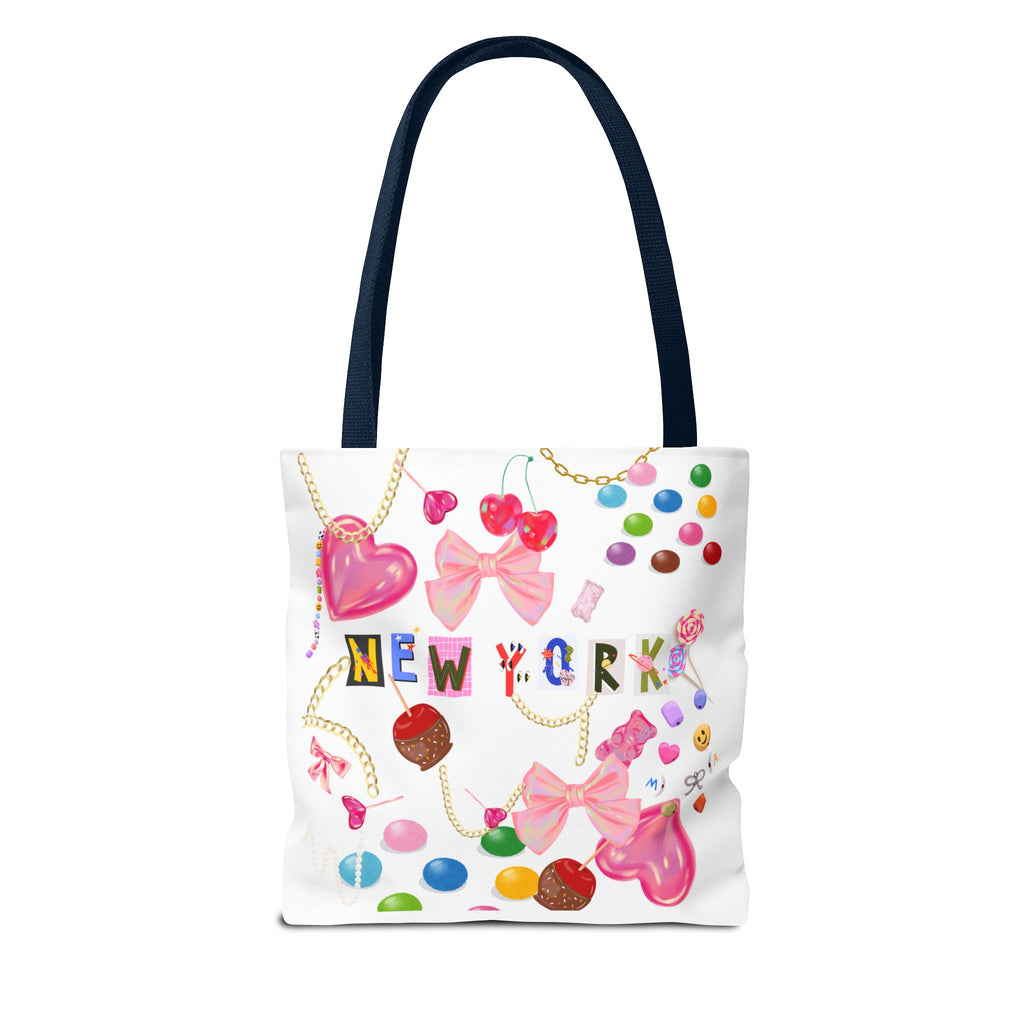 New York Candy-  Tote Bag | Stylish, Beach, Travel, Gift for Her, Unique Accessory