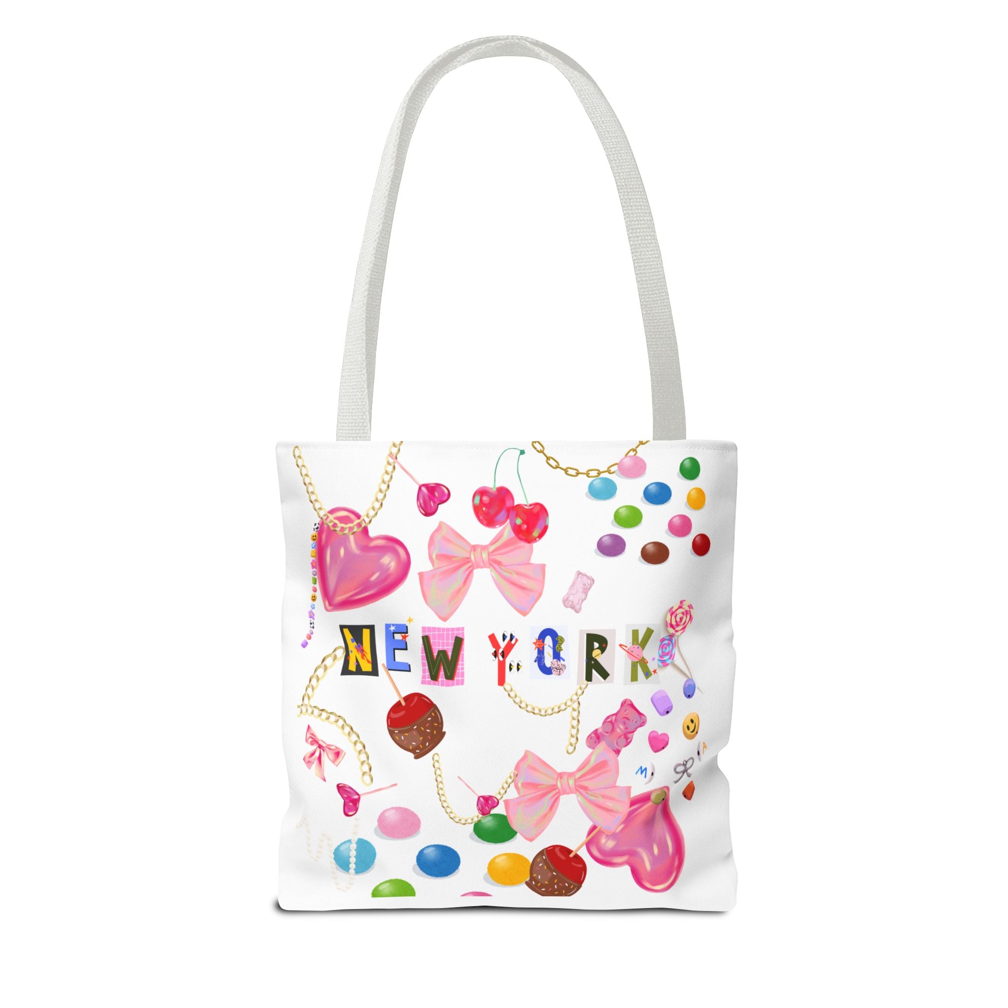 New York Candy-  Tote Bag | Stylish, Beach, Travel, Gift for Her, Unique Accessory